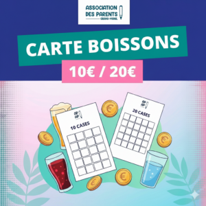 Carte Boissons Boum 2026